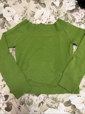 Off-Shoulder Knit Sweater